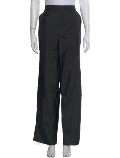 Pre-owned Tibi Wide Leg Pants In Black