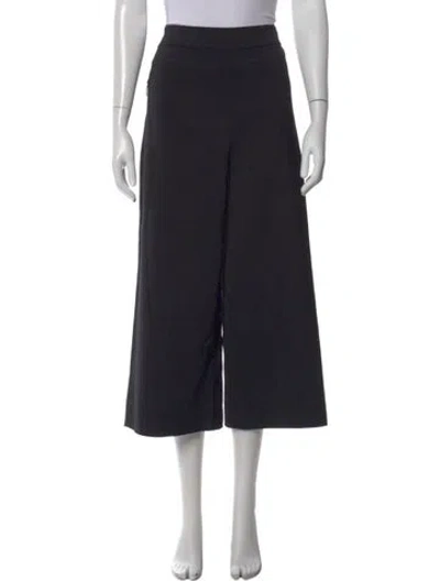 Pre-owned Tibi Wide Leg Pants In Black