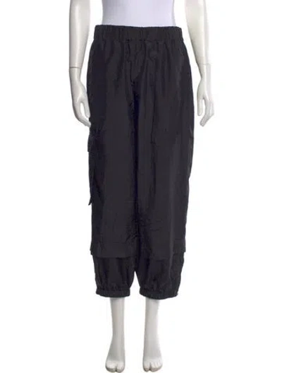 Pre-owned Tibi Wide Leg Pants In Black