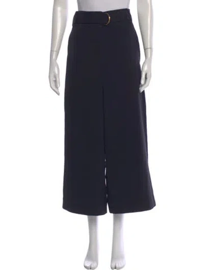 Pre-owned Tibi Wide Leg Pants In Black