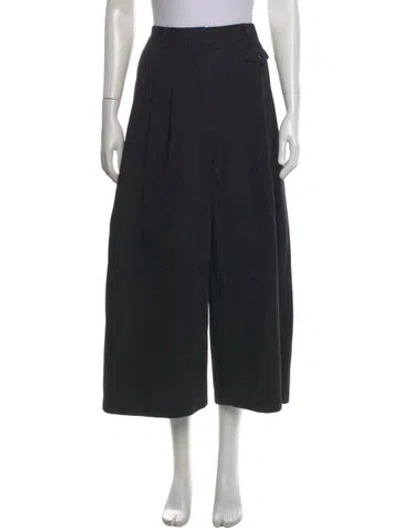 Pre-owned Tibi Wide Leg Pants In Black