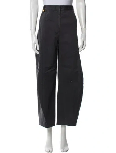 Pre-owned Tibi Wide Leg Pants In Black