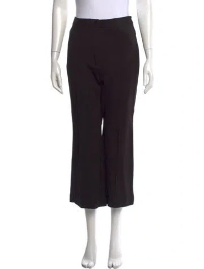 Pre-owned Tibi Wide Leg Pants In Black