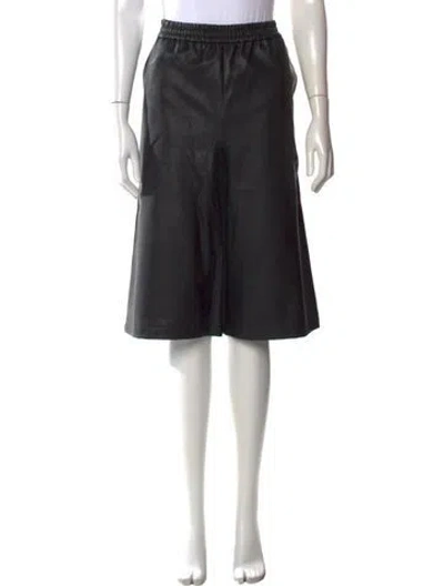 Pre-owned Tibi Wide Leg Pants In Black