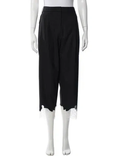Pre-owned Tibi Wide Leg Pants In Black