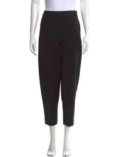 Pre-owned Tibi Wide Leg Pants In Black