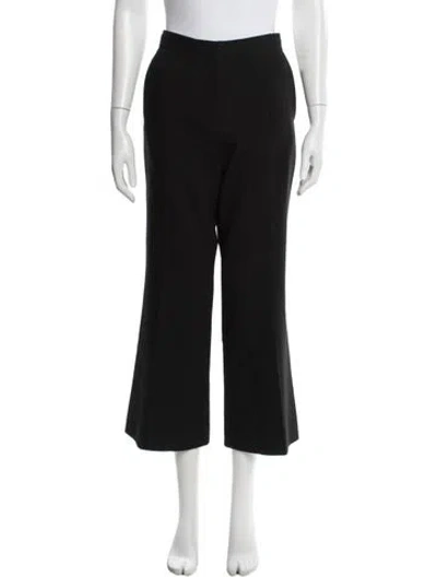 Pre-owned Tibi Wide Leg Pants In Black