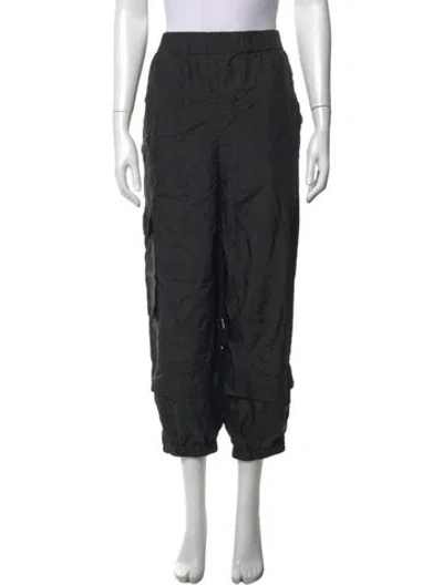 Pre-owned Tibi Wide Leg Pants In Black
