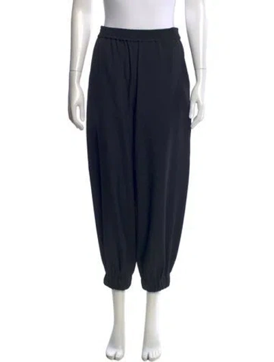 Pre-owned Tibi Wide Leg Pants In Black
