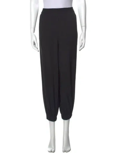 Pre-owned Tibi Wide Leg Pants In Black