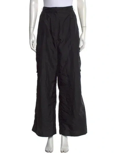 Pre-owned Tibi Wide Leg Pants In Black