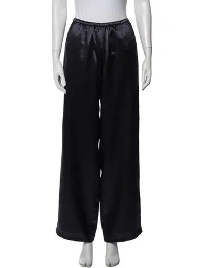 Pre-owned Tibi Wide Leg Pants In Black