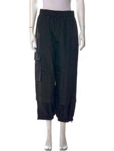 Pre-owned Tibi Wide Leg Pants In Black