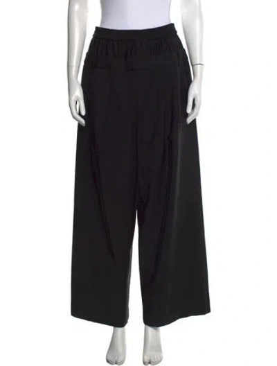 Pre-owned Tibi Wide Leg Pants In Black