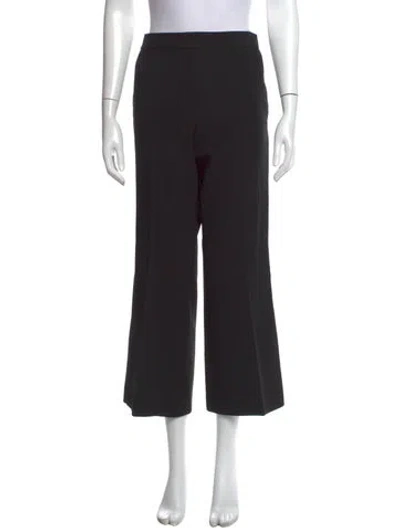 Pre-owned Tibi Wide Leg Pants In Black
