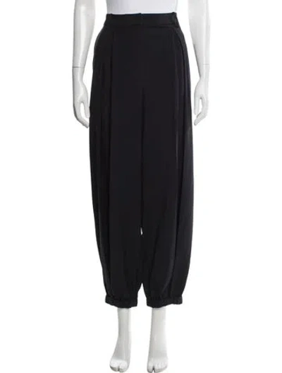 Pre-owned Tibi Wide Leg Pants In Black