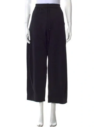 Pre-owned Tibi Wide Leg Pants In Black