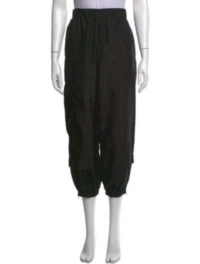 Pre-owned Tibi Wide Leg Pants In Black