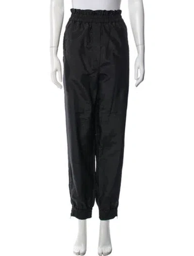 Pre-owned Tibi Wide Leg Pants In Black