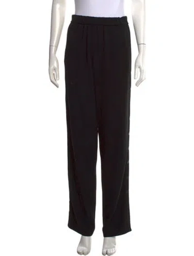 Pre-owned Tibi Wide Leg Pants In Black