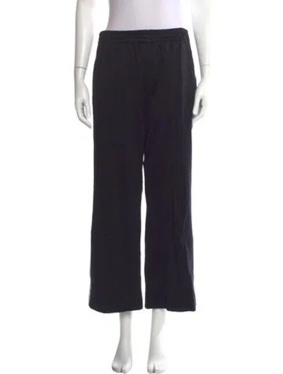 Pre-owned Tibi Wide Leg Pants In Black