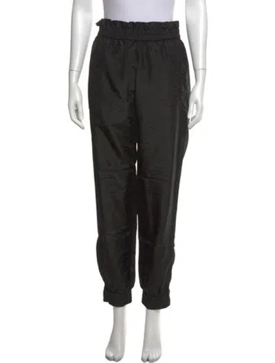 Pre-owned Tibi Wide Leg Pants In Black