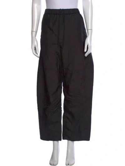 Pre-owned Tibi Wide Leg Pants In Black