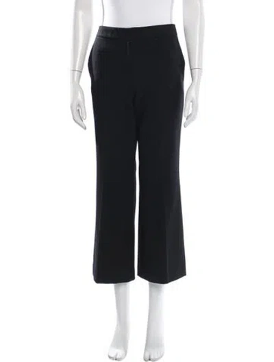 Pre-owned Tibi Wide Leg Pants In Black
