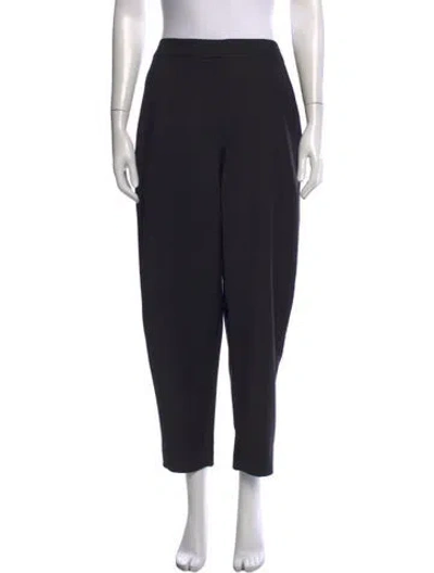 Pre-owned Tibi Wide Leg Pants In Black