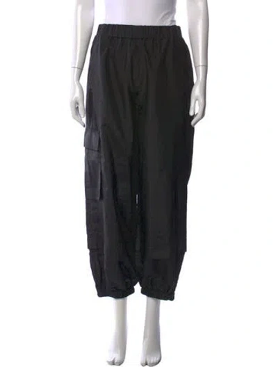 Pre-owned Tibi Wide Leg Pants In Black