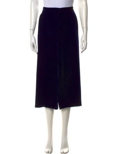 Pre-owned Tibi Wide Leg Pants In Black