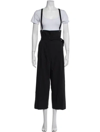 Pre-owned Tibi Wide Leg Pants In Black