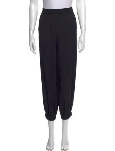 Pre-owned Tibi Wide Leg Pants In Black