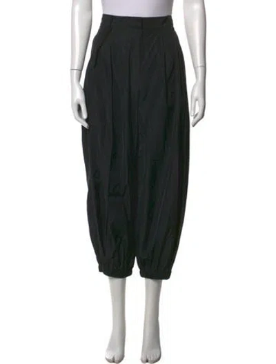 Pre-owned Tibi Wide Leg Pants In Black