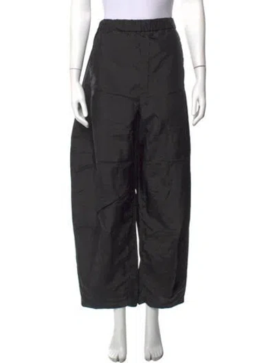 Pre-owned Tibi Wide Leg Pants In Black