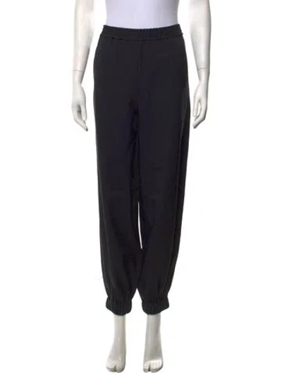 Pre-owned Tibi Wide Leg Pants In Black