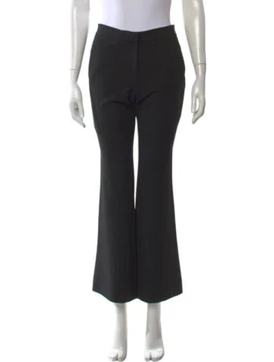 Pre-owned Tibi Wide Leg Pants In Black
