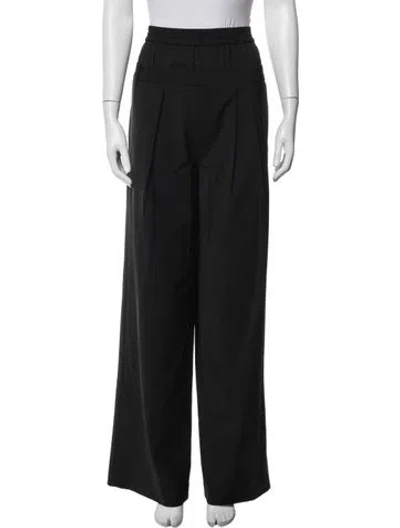 Pre-owned Tibi Wide Leg Pants In Black
