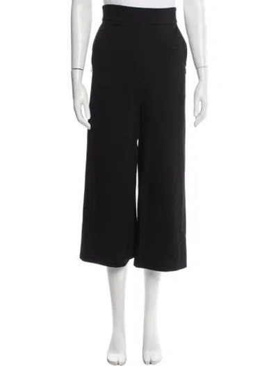 Pre-owned Tibi Wide Leg Pants In Black