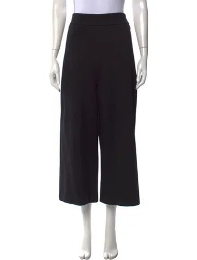 Pre-owned Tibi Wide Leg Pants In Black