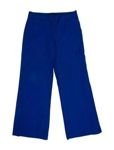 Pre-owned Tibi Wide Leg Pants In Blue