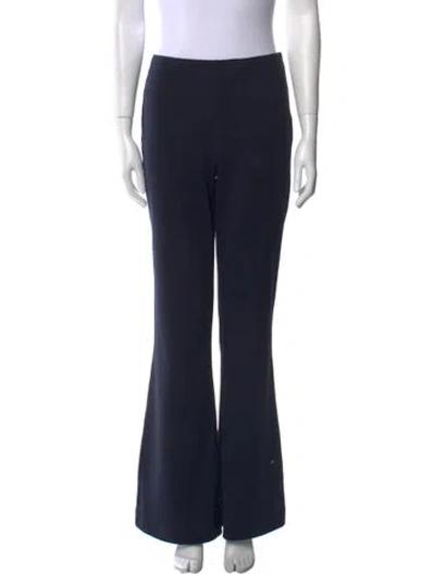 Pre-owned Tibi Wide Leg Pants In Blue