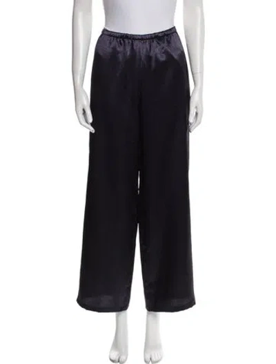 Pre-owned Tibi Wide Leg Pants In Blue
