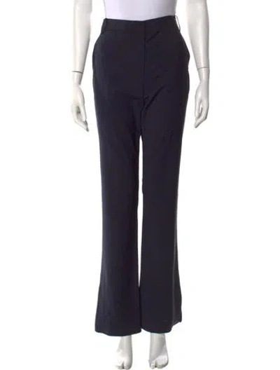 Pre-owned Tibi Wide Leg Pants In Blue
