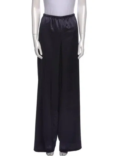 Pre-owned Tibi Wide Leg Pants In Blue
