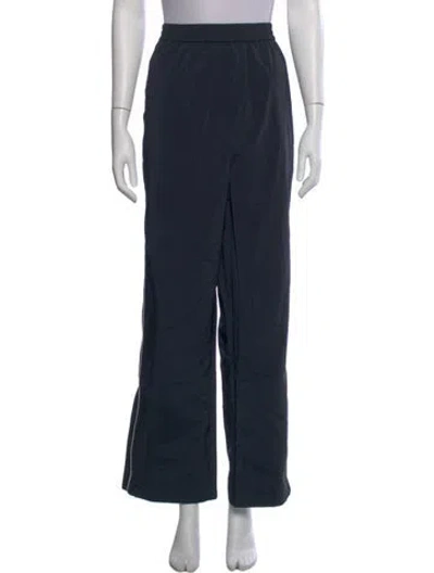 Pre-owned Tibi Wide Leg Pants In Blue