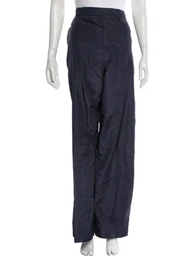 Pre-owned Tibi Wide Leg Pants In Blue