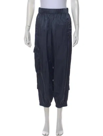 Pre-owned Tibi Wide Leg Pants In Blue