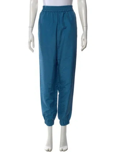 Pre-owned Tibi Wide Leg Pants In Blue