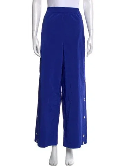 Pre-owned Tibi Wide Leg Pants In Blue